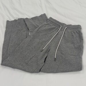 Gray straight leg Jogger Pants